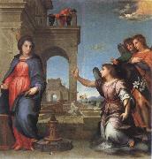 Andrea del Sarto The Annunciation oil